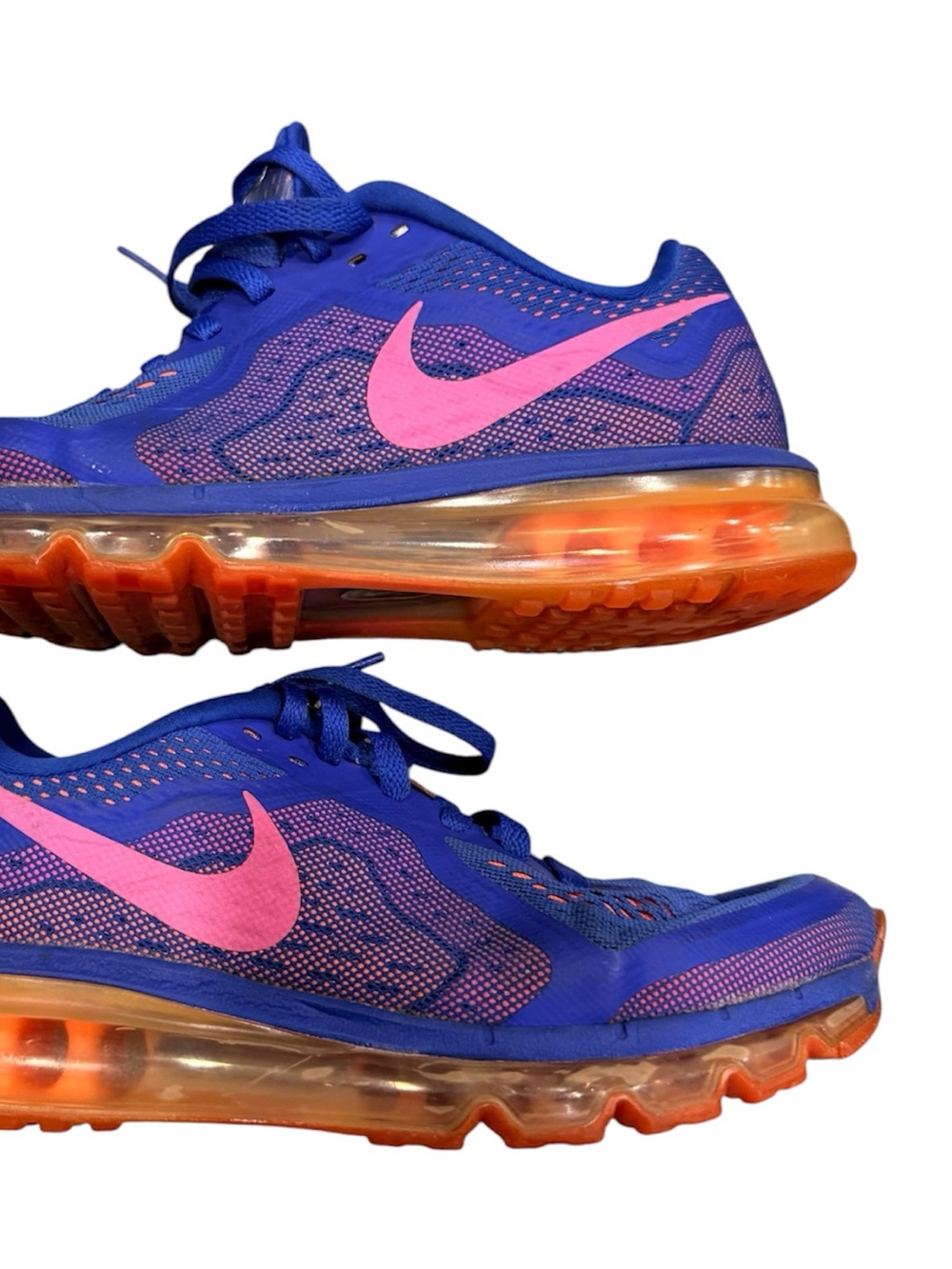 Nike Air Max 2015 Blue Pink Orange Running Sneakers size 9